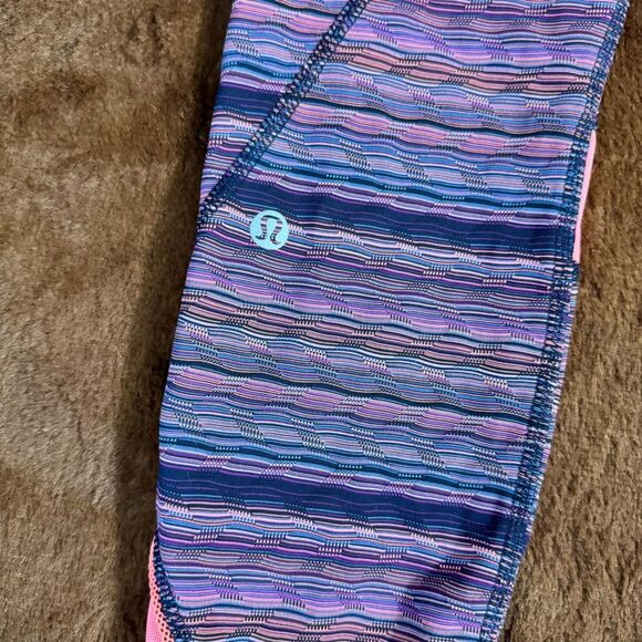 Lululemon Inspire Tight II Space Dye Twist Naval Blue 4 - Picture 9 of 11